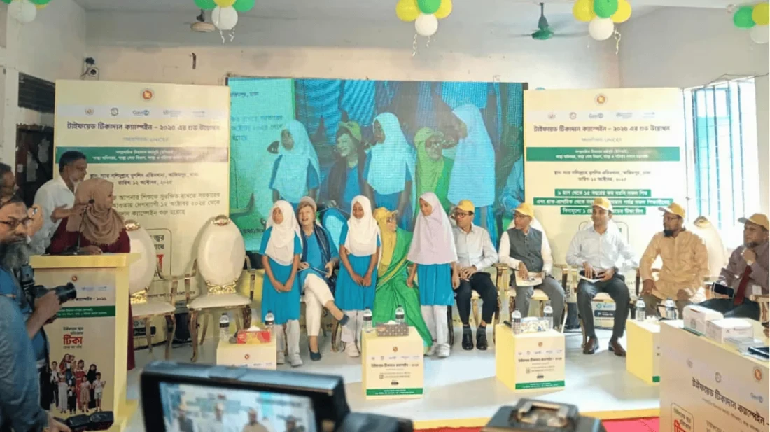 সারাদেশে একযোগে টাইফয়েড টিকাদান কর্মসূচি শুরু