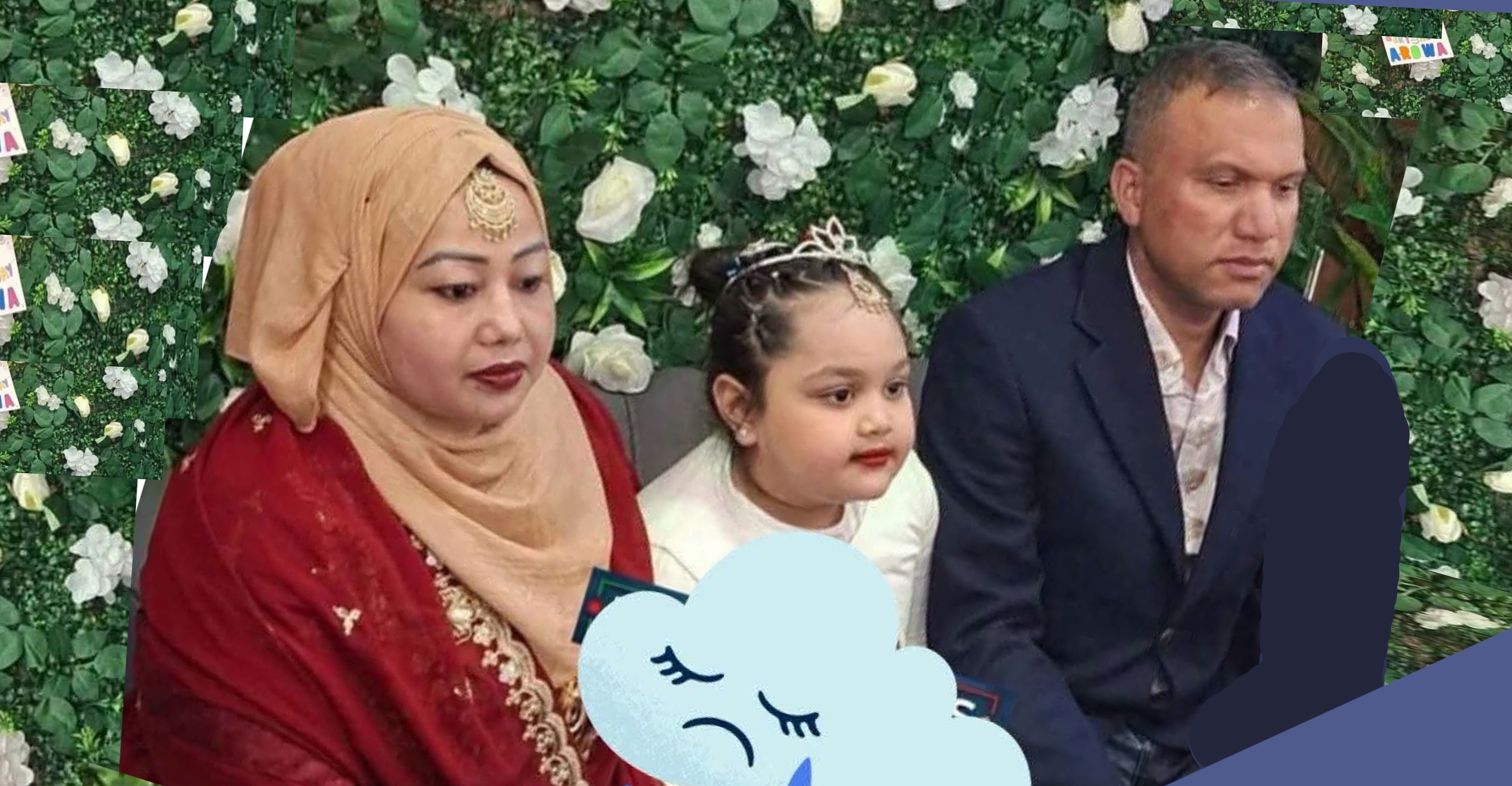 ইতালিতে স্ত্রী-কন্যা’সহ প্রবাসী খুন, নোয়াখালীর বাড়িতে শোকের মাতম