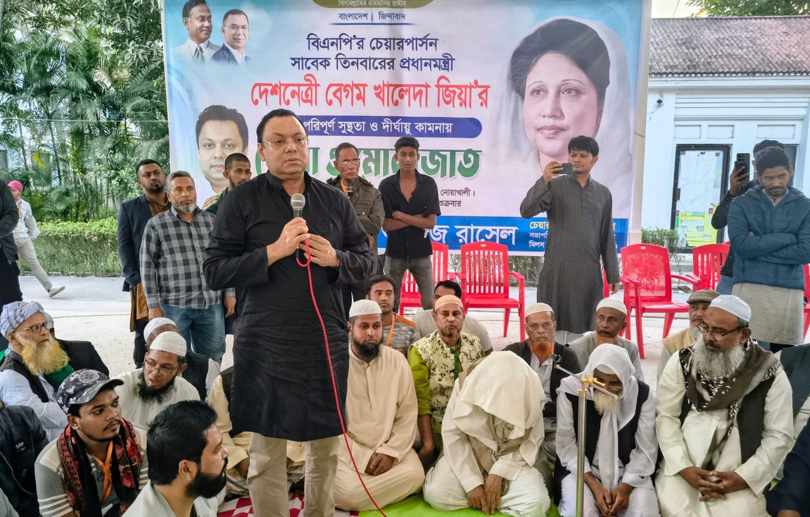 বেগমগঞ্জে খালেদা জিয়ার সুস্থতা কামনায় দোয়া মাহফিল