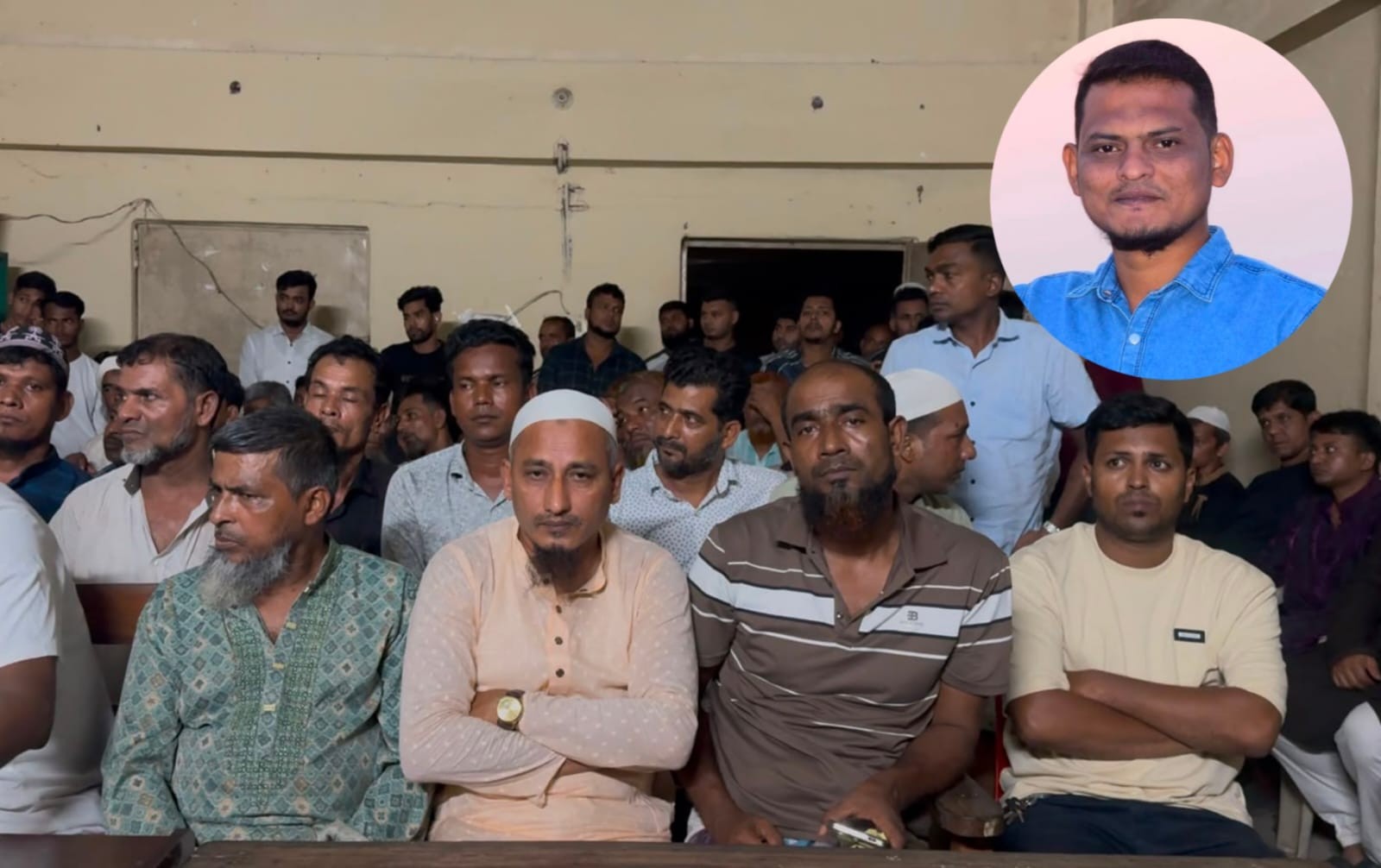 বেগমগঞ্জে স্বেচ্ছাসেবক দল নেতাকে হত্যা মামলায় জড়ানোর প্রতিবাদে বিক্ষোভ